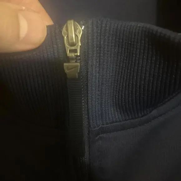 Nike Jacket Mens XL Blue Orange Syracuse Warm Up Side Zip Basketball On Court - Picture 4 of 10